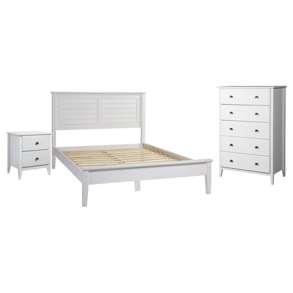 Grain Wood Furniture Greenport Solid Wood Platform Configurable Bedroom